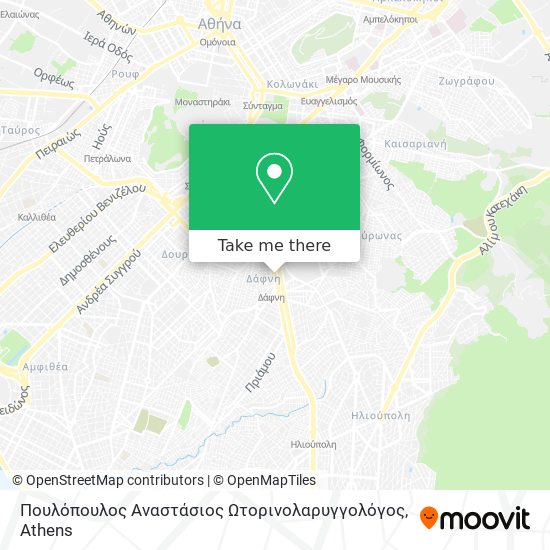 Πουλόπουλος Αναστάσιος Ωτορινολαρυγγολόγος map