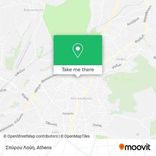 Σπύρου Λούη map