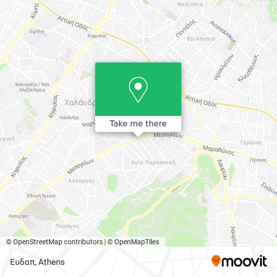 Ευδαπ map