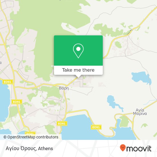 Αγίου Όρους map