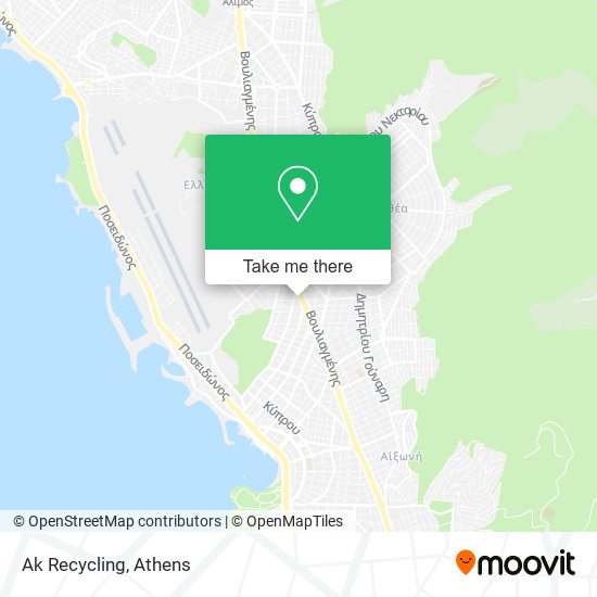 Ak Recycling map