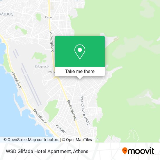 WSD Glifada Hotel Apartment map