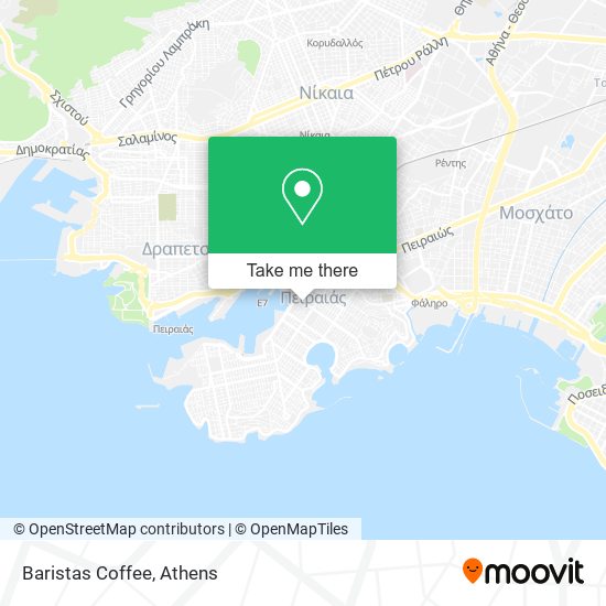 Baristas Coffee map
