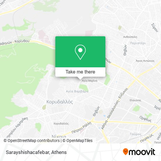Sarayshishacafebar map