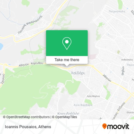 Ioannis Pousaios map