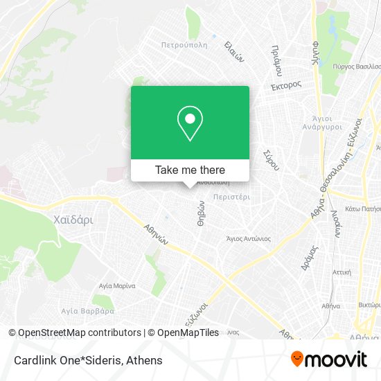Cardlink One*Sideris map