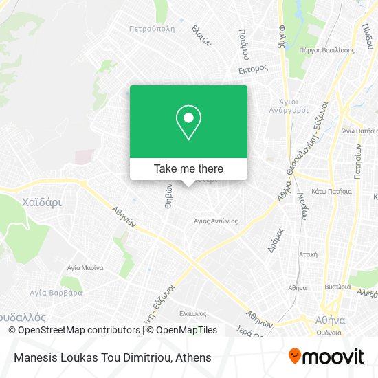 Manesis Loukas Tou Dimitriou map