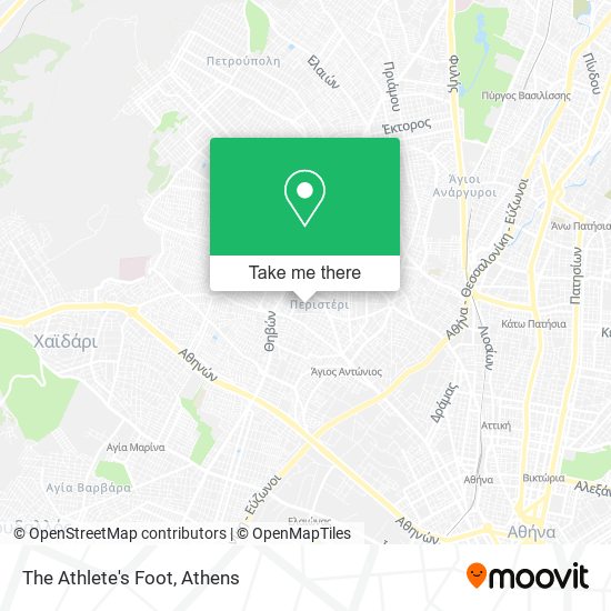 The Athlete's Foot map