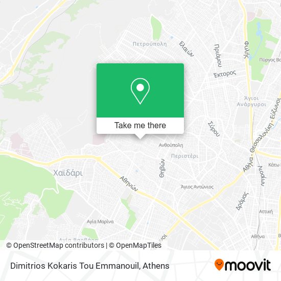 Dimitrios Kokaris Tou Emmanouil map