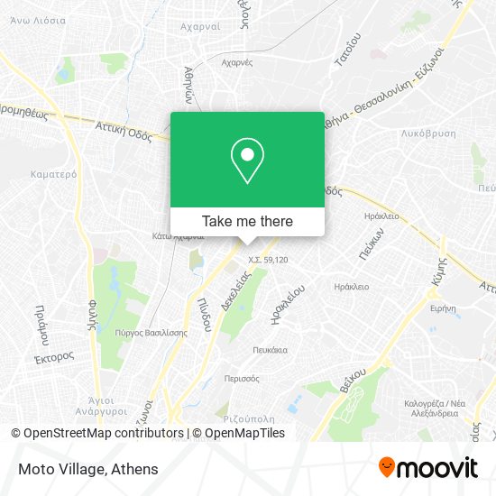 Moto Village map