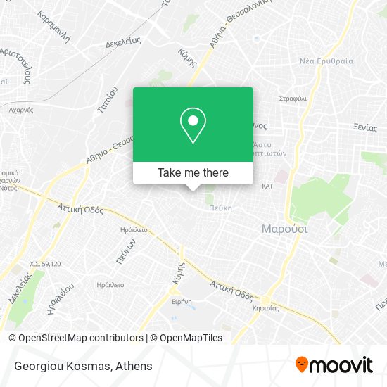 Georgiou Kosmas map