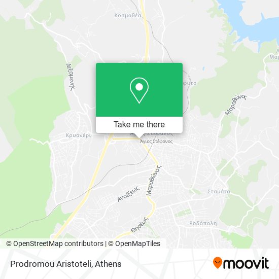 Prodromou Aristoteli map