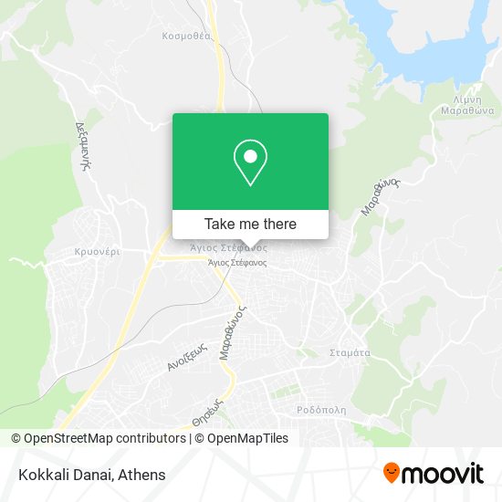 Kokkali Danai map
