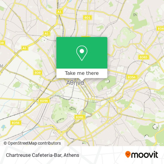 Chartreuse Cafeteria-Bar map
