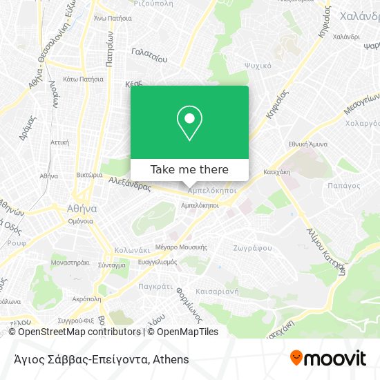 Άγιος Σάββας-Επείγοντα map