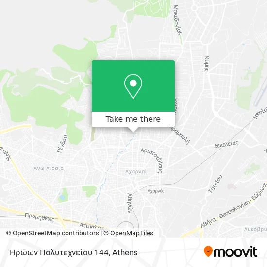 Ηρώων Πολυτεχνείου 144 map