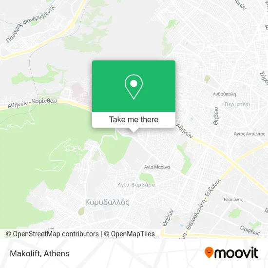 Makolift map