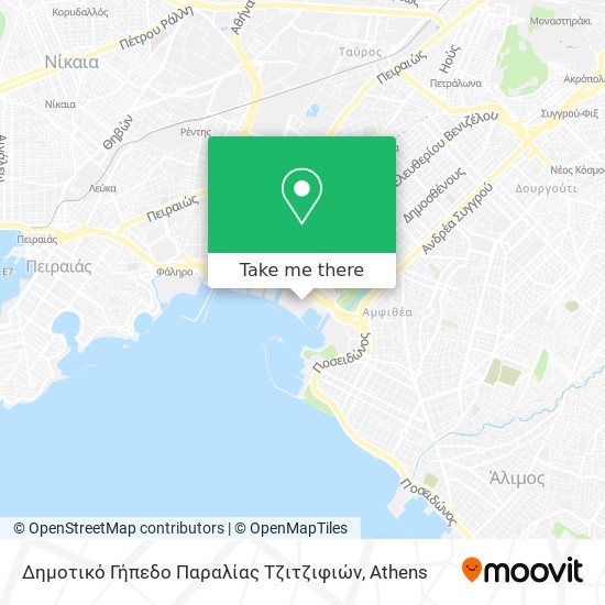 Δημοτικό Γήπεδο Παραλίας Τζιτζιφιών map