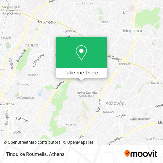 Tinou ke Roumelis map