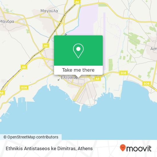 Ethnikis Antistaseos ke Dimitras map