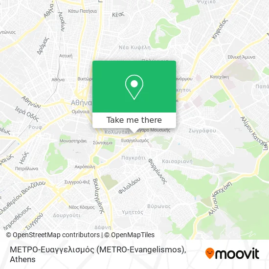 ΜΕΤΡΟ-Ευαγγελισμός (METRO-Evangelismos) map