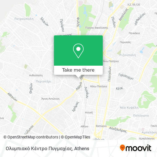 Ολυμπιακό Κέντρο Πυγμαχίας map