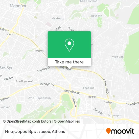 Νικηφόρου Βρεττάκου map