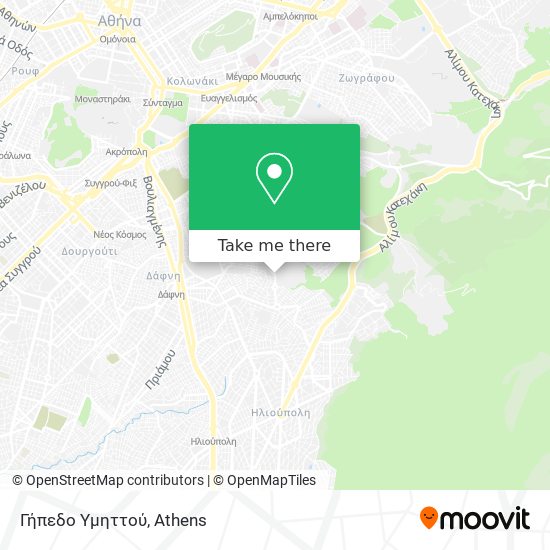 Γήπεδο Υμηττού map