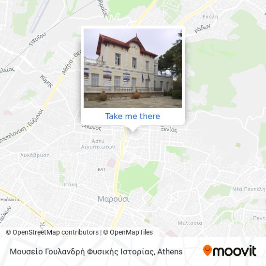 Μουσείο Γουλανδρή Φυσικής Ιστορίας map