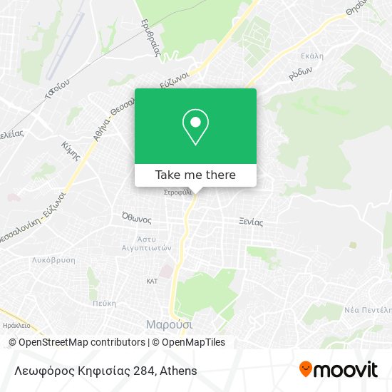 Λεωφόρος Κηφισίας 284 map