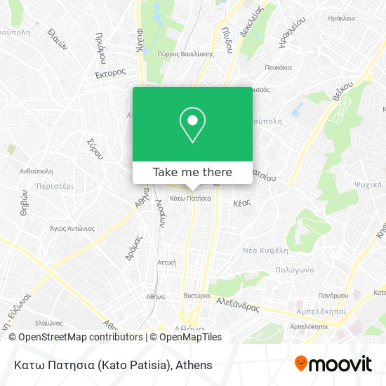 Κατω Πατησια (Kato Patisia) map