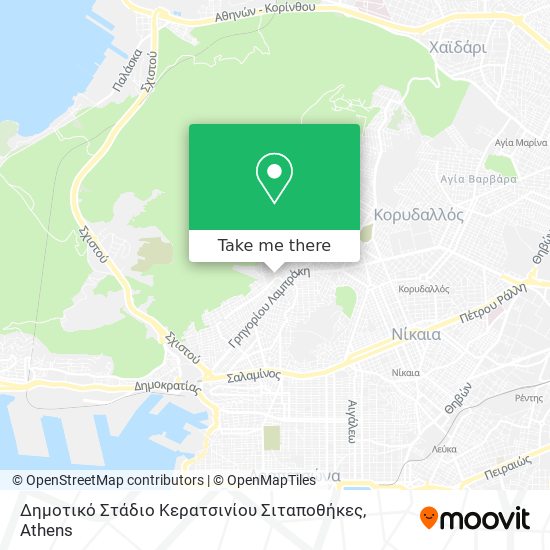 Δημοτικό Στάδιο Κερατσινίου Σιταποθήκες map