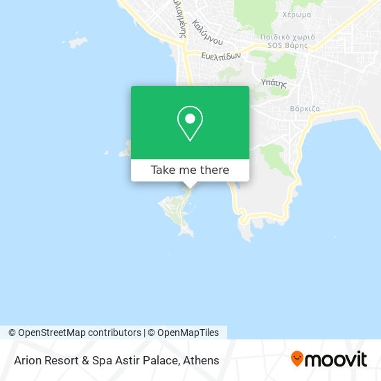 Arion Resort & Spa Astir Palace map