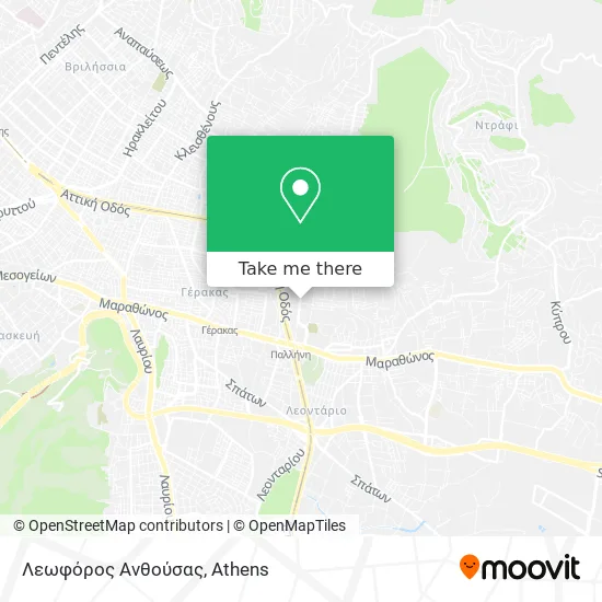 Λεωφόρος Ανθούσας map