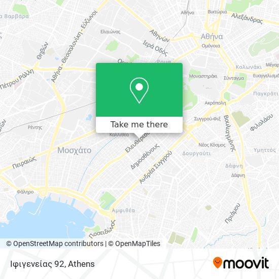 Ιφιγενείας 92 map