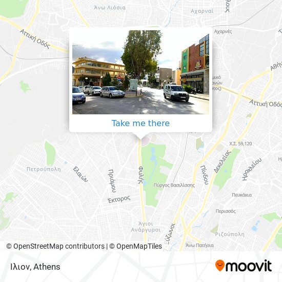 Ίλιον map