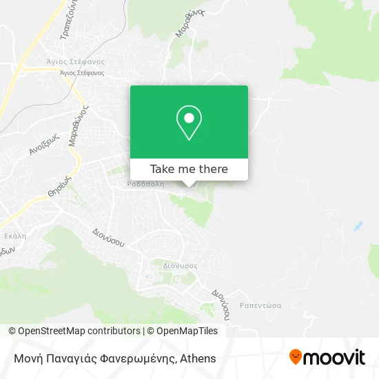 Μονή Παναγιάς Φανερωμένης map