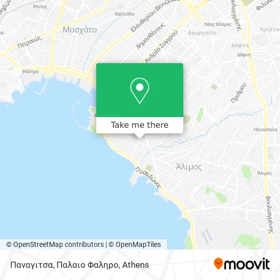 Παναγιτσα, Παλαιο Φαληρο map