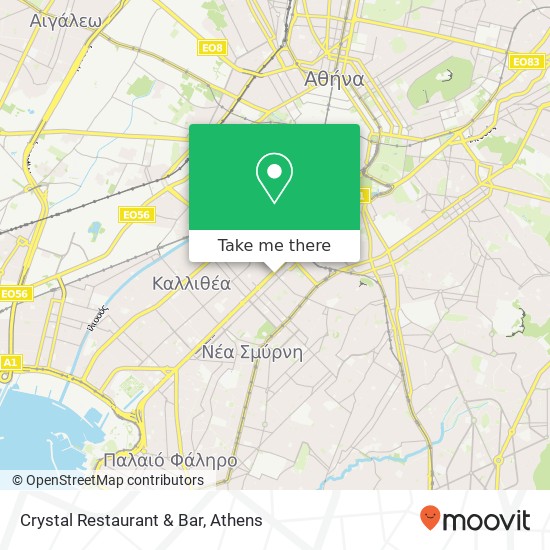 Crystal Restaurant & Bar map
