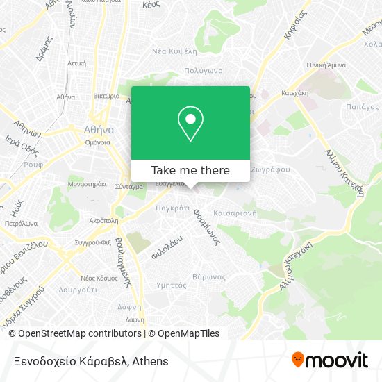 Ξενοδοχείο Κάραβελ map