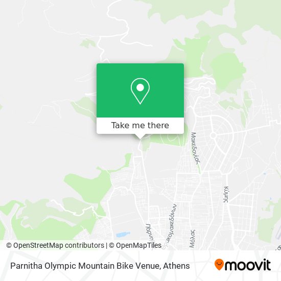 Parnitha Olympic Mountain Bike Venue map