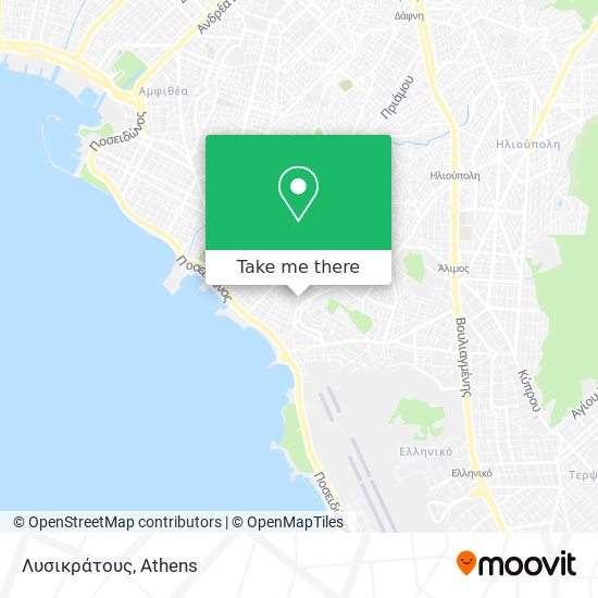 Λυσικράτους map