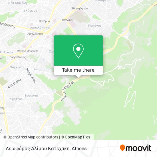 Λεωφόρος Αλίμου Κατεχάκη map