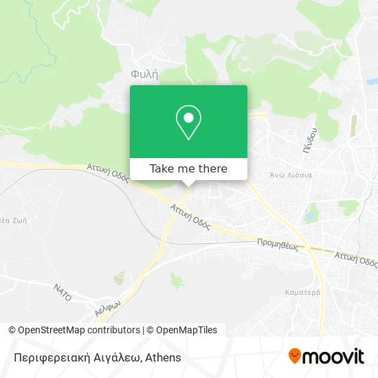 Περιφερειακή Αιγάλεω map