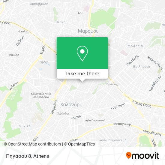 Πηγάσου 8 map