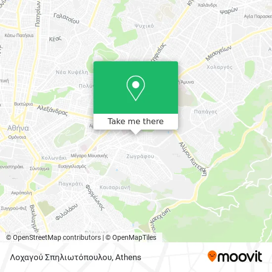 Λοχαγού Σπηλιωτόπουλου map