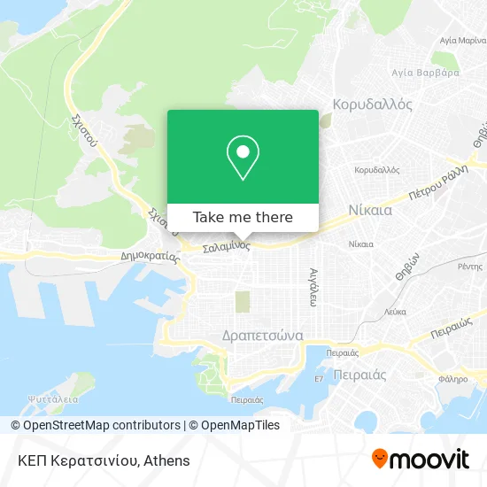 ΚΕΠ Κερατσινίου map