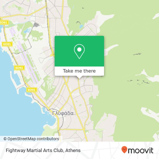 Fightway Martial Arts Club map