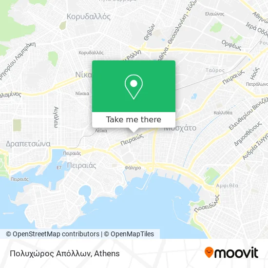 Πολυχώρος Απόλλων map