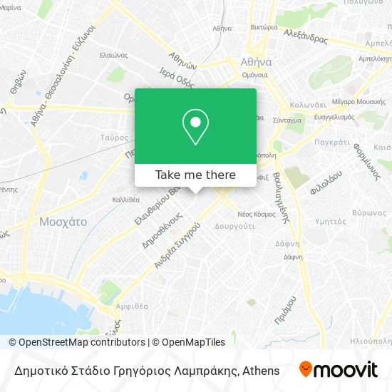 Δημοτικό Στάδιο Γρηγόριος Λαμπράκης map
